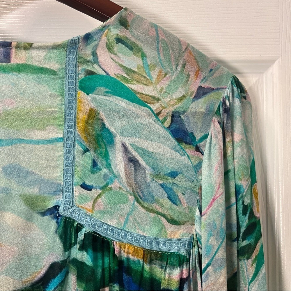 Anthropologie Blank Women's Blouse pastel size small - Picture 4 of 11